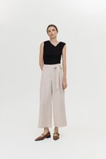 MARTHA WIDE LEG LINEN PANTS