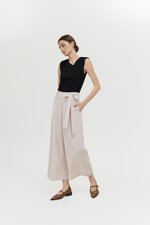 MARTHA WIDE LEG LINEN PANTS