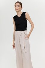 MARTHA WIDE LEG LINEN PANTS