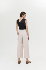 MARTHA WIDE LEG LINEN PANTS