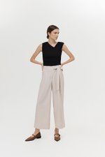 MARTHA WIDE LEG LINEN PANTS