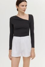 KIANNA TAILORED LINEN SHORTS