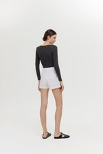 KIANNA TAILORED LINEN SHORTS
