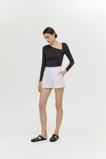 KIANNA TAILORED LINEN SHORTS