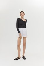 KIANNA TAILORED LINEN SHORTS
