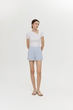 KIANNA TAILORED LINEN SHORTS