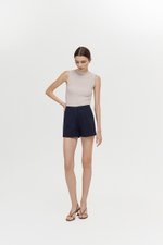 KIANNA TAILORED LINEN SHORTS
