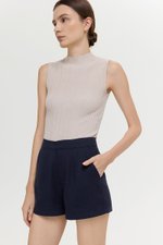 KIANNA TAILORED LINEN SHORTS
