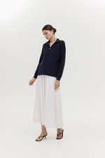 GENEVA HALF ZIP KNIT SWEATER