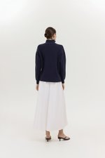 GENEVA HALF ZIP KNIT SWEATER