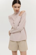 GENEVA HALF ZIP KNIT SWEATER