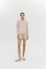 GENEVA HALF ZIP KNIT SWEATER