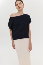 KAIA OFF SHOULDER KNIT TOP
