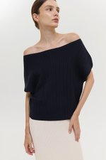 KAIA OFF SHOULDER KNIT TOP