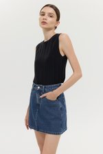 NIVEN COTTON DENIM SKORTS