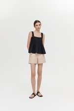 FIONA LACE TRIM PINTUCK TOP