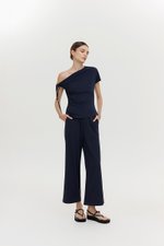 ELVA JERSEY TAILORED PANTS