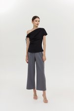 WINNIE ASYMMETRIC OFF SHOULDER RUCHED TOP