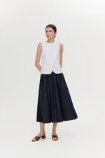 RAYEN LINEN BUTTONDOWN VEST TOP
