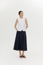 RAYEN LINEN BUTTONDOWN VEST TOP