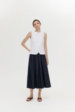 RAYEN LINEN BUTTONDOWN VEST TOP