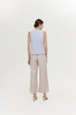 RAYEN LINEN BUTTONDOWN VEST TOP