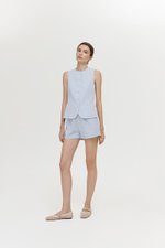 KIANNA TAILORED LINEN SHORTS