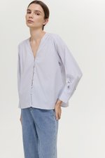 *PREORDER* FREYA BUTTON DOWN COTTON SHIRT