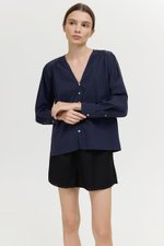 *PREORDER* FREYA BUTTON DOWN COTTON SHIRT