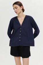 *PREORDER* FREYA BUTTON DOWN COTTON SHIRT