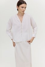 *PREORDER* FREYA BUTTON DOWN COTTON SHIRT