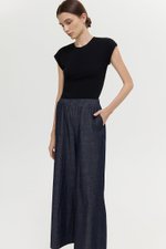 HARLOW WIDE LEG SOFT DENIM PANTS (REGULAR)