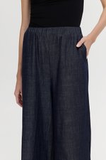HARLOW WIDE LEG SOFT DENIM PANTS (REGULAR)