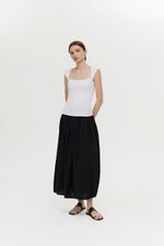 LIONA PADDED SWEETHEART RIBBED TOP