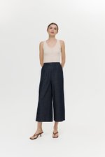 HARLOW WIDE LEG SOFT DENIM PANTS (PETITE)