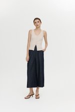 HARLOW WIDE LEG SOFT DENIM PANTS (PETITE)