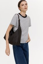 LEYDEN LEATHER SLOUCH BAG