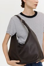 LEYDEN LEATHER SLOUCH BAG