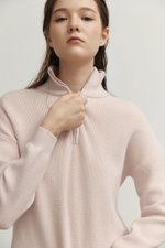 GENEVA HALF ZIP KNIT SWEATER