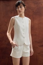 KIANNA TAILORED LINEN SHORTS