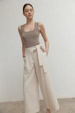 MARTHA WIDE LEG LINEN PANTS