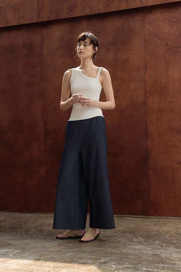 HARLOW WIDE LEG SOFT DENIM PANTS (REGULAR)