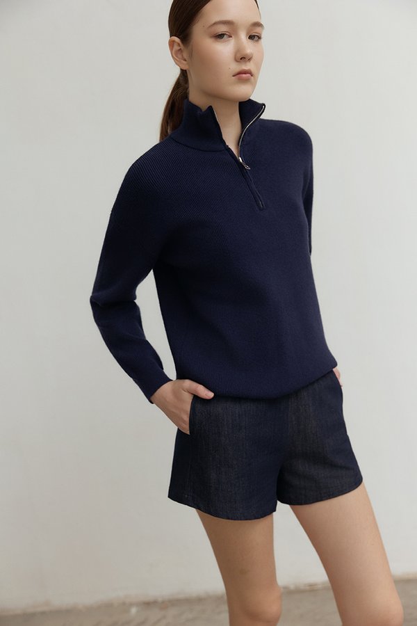WYNSTON TAILORED DENIM SHORTS