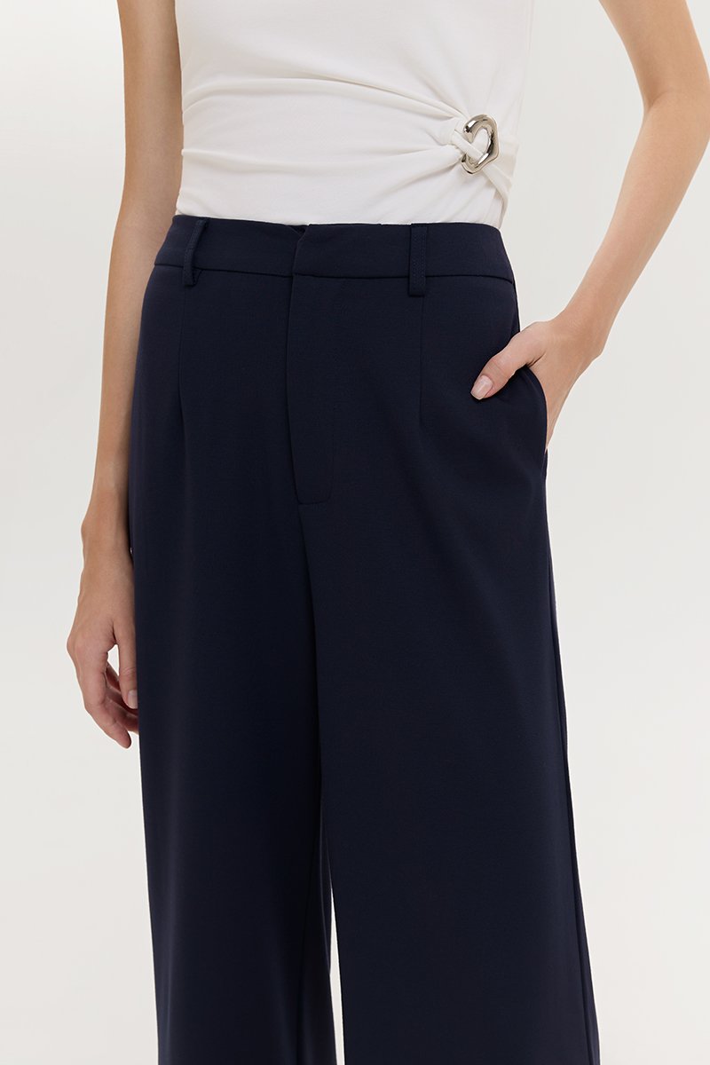 ELVA JERSEY TAILORED PANTS