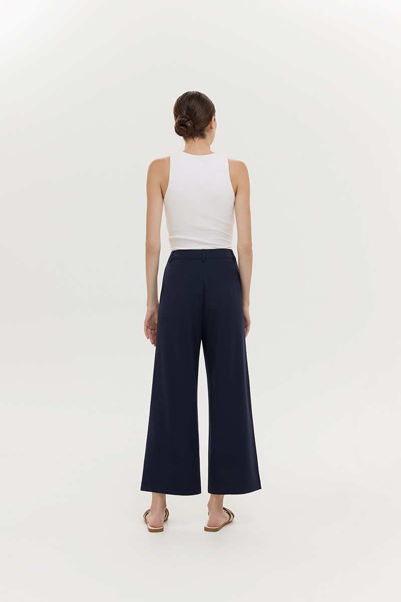 ELVA JERSEY TAILORED PANTS