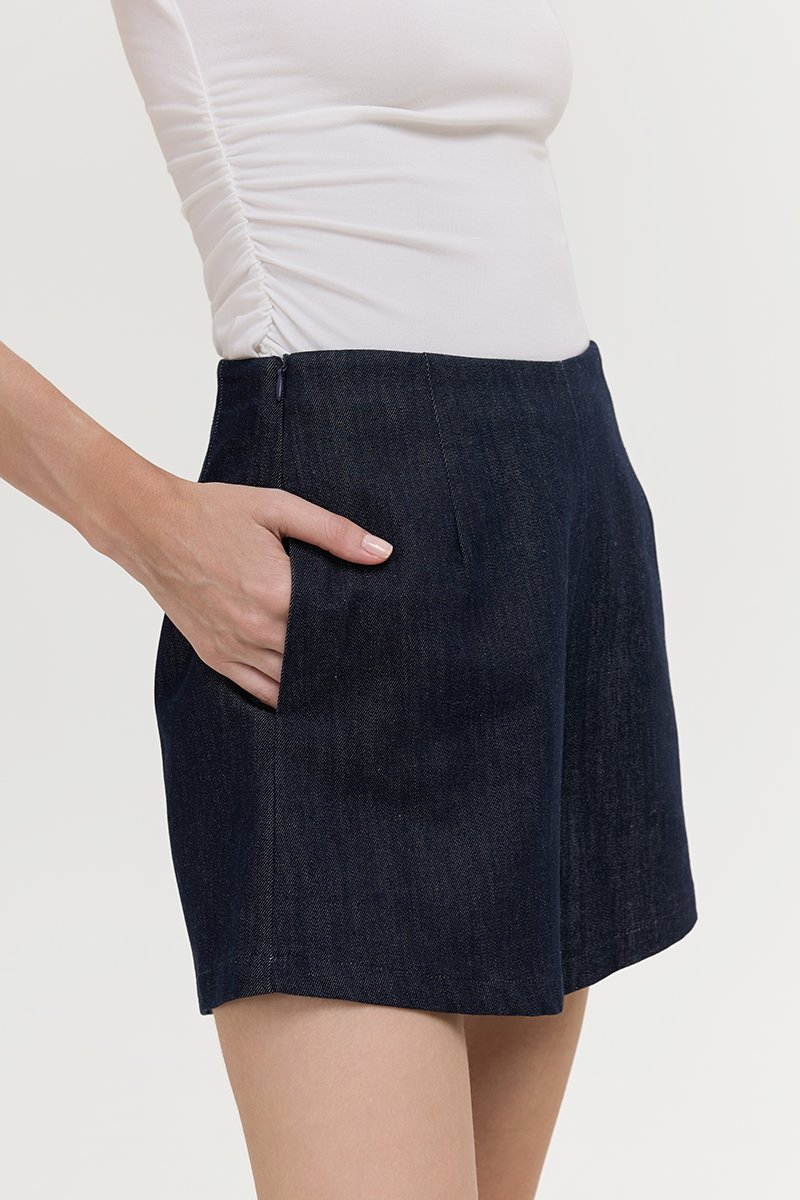 WYNSTON TAILORED DENIM SHORTS