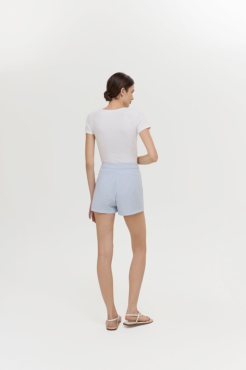 KIANNA TAILORED LINEN SHORTS