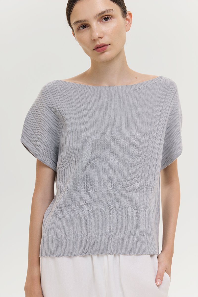KAIA OFF SHOULDER KNIT TOP