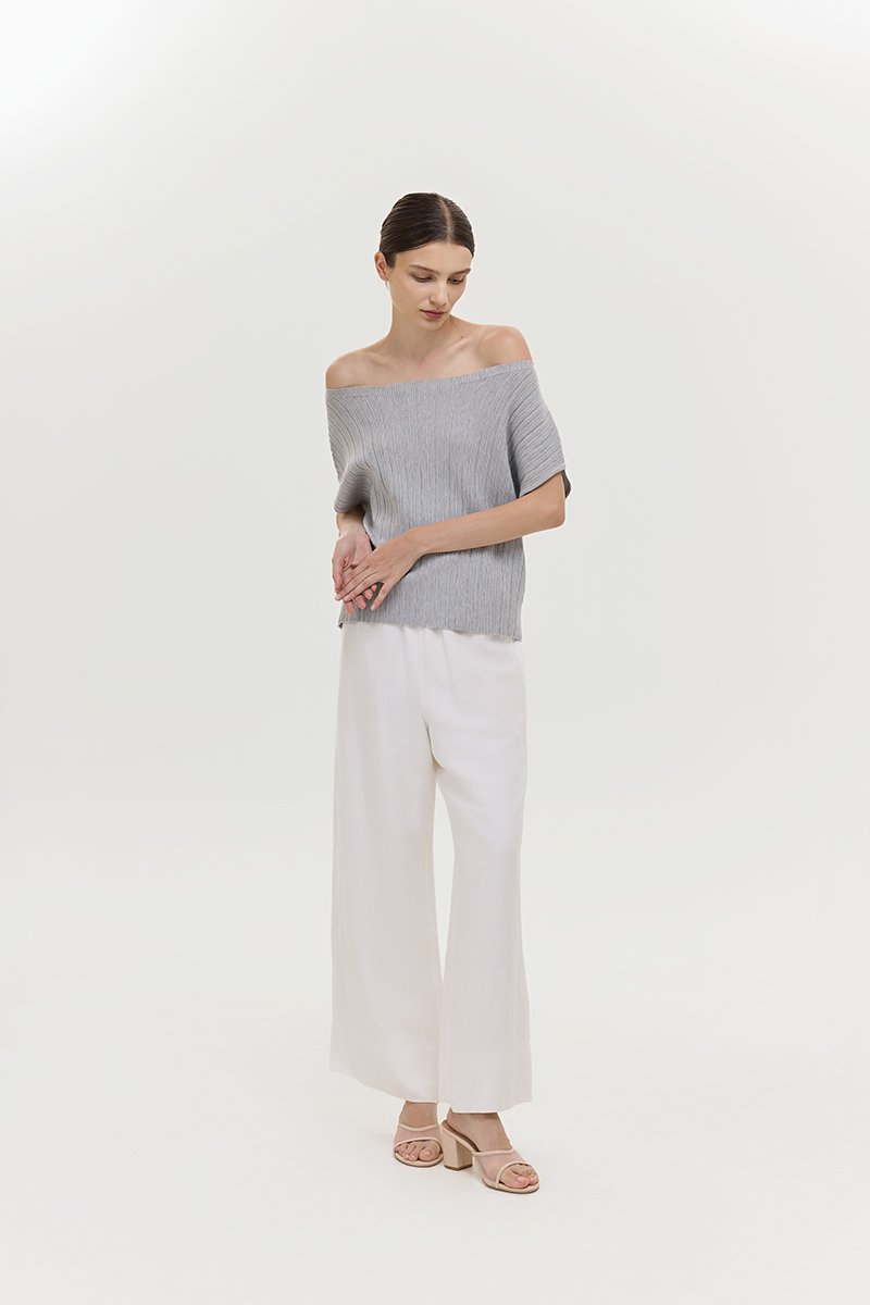 KAIA OFF SHOULDER KNIT TOP