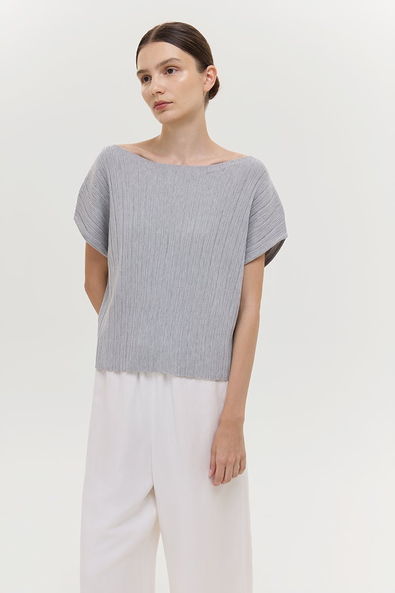 KAIA OFF SHOULDER KNIT TOP